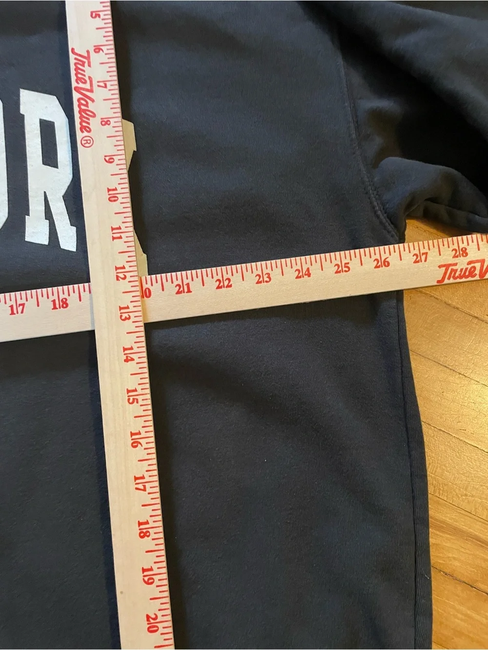 BRANDY MELVILLE John Galt New York Crewneck Sweatshirt Oversized Washed Black